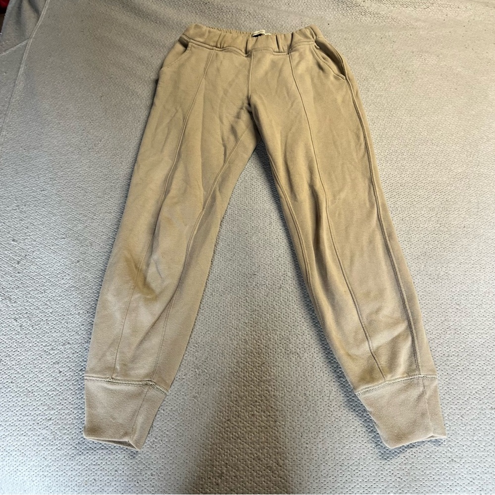 Abercrombie & Fitch Taupe Beige Soft Pull On Cotton Blend Jogger Sweatpants XS